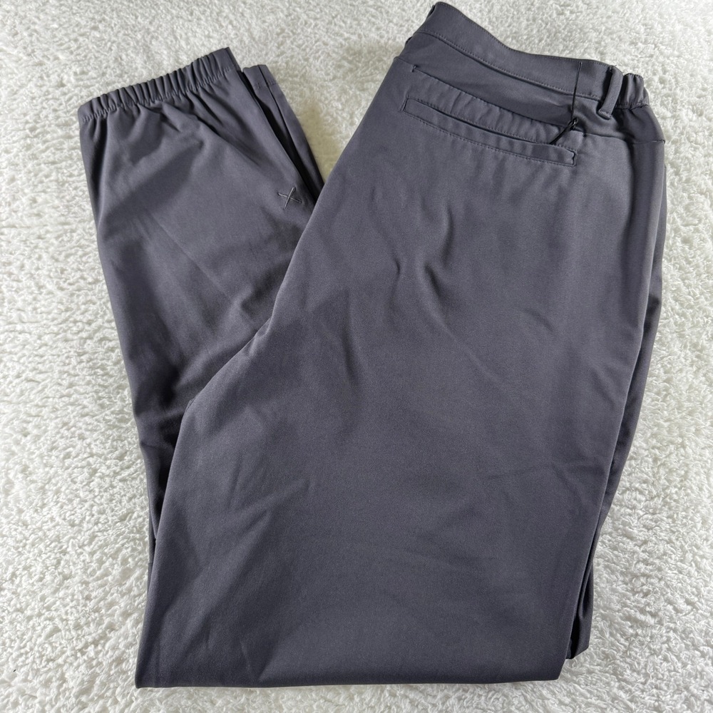 Cuts Pants Mens Large Gray Taper Fit Stretch Trousers Athletic‎ Casual 36x29